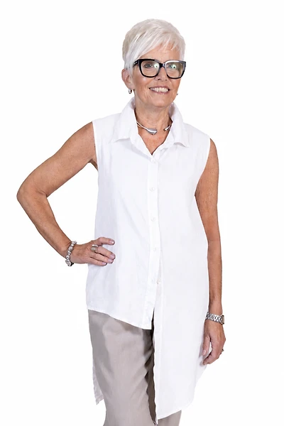 Sveva Top in Salt White