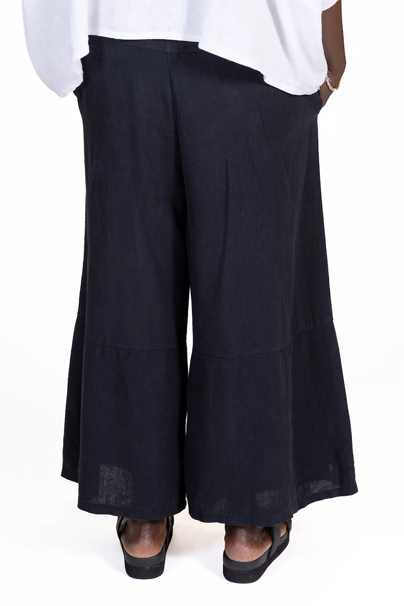 Tosca Linen Bottoms in Black