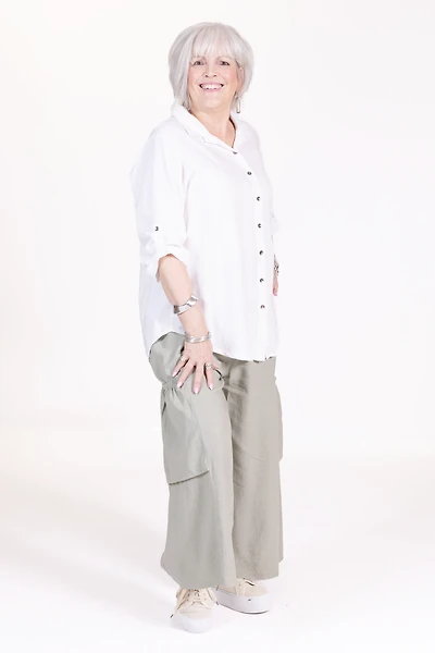 Elara Top in Salt White
