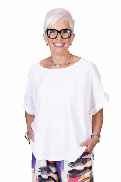 Bellina Top in Salt White
