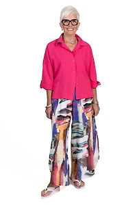 Soraya Bottoms in Modern Brush Print