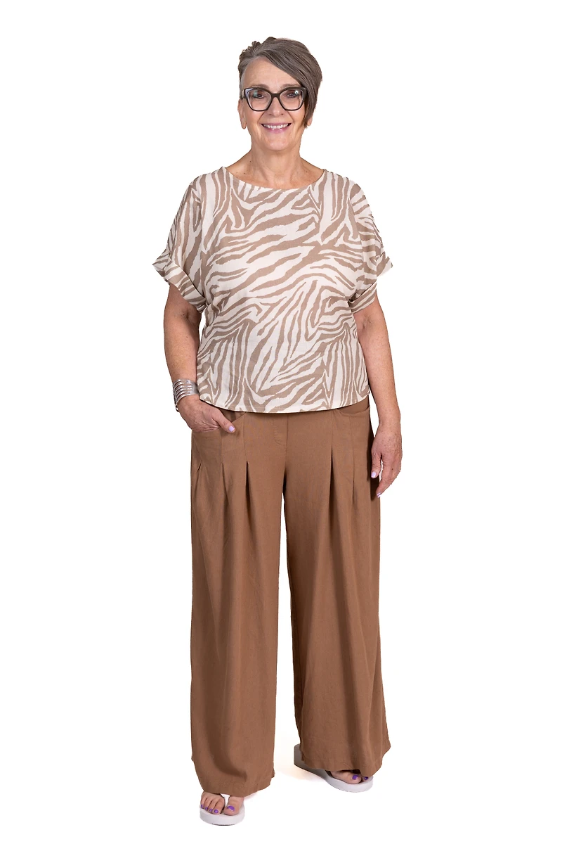Isolde Bottoms in Hazelnut Brown
