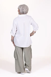 Elara Top in Salt White