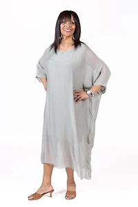 Seta Dress in Cypress Green