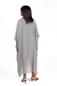 Seta Dress in Cypress Green