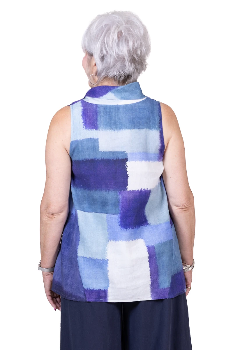 Maude Top in Riviera Mosaic Print