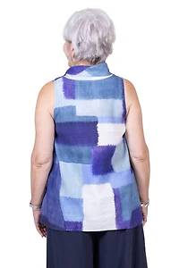 Maude Top in Riviera Mosaic Print