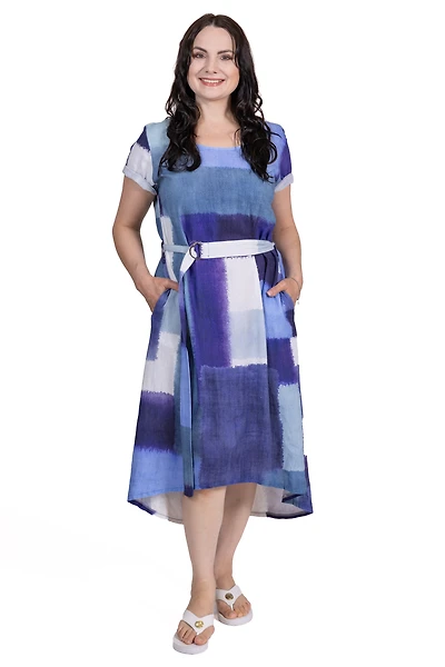 Nadia Dress in Riviera Mosaic Print