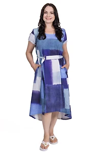 Nadia Dress in Riviera Mosaic Print