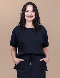 On The Go Short Sleeve Sweatshirt