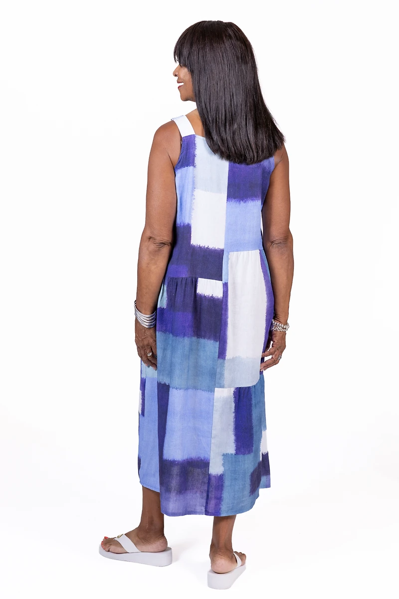 Vespera Dress in Riviera Mosaic Print