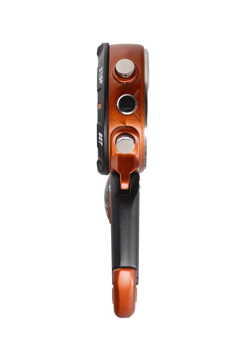 Ana Digi Miniclip - Orange Case with Black/Orange Dial and Reverse LCD