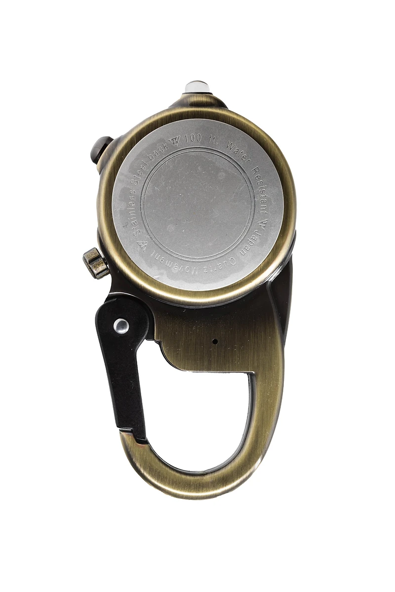 Miniclip Microlight - Antique Brass Case Cream Dial