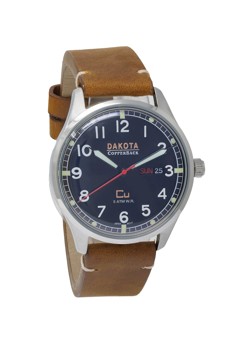 Copperback - SS Case.Black Dial.Day -Date