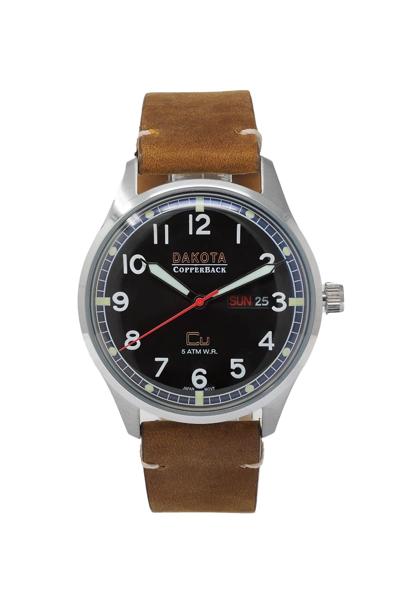 Copperback - SS Case.Black Dial.Day -Date