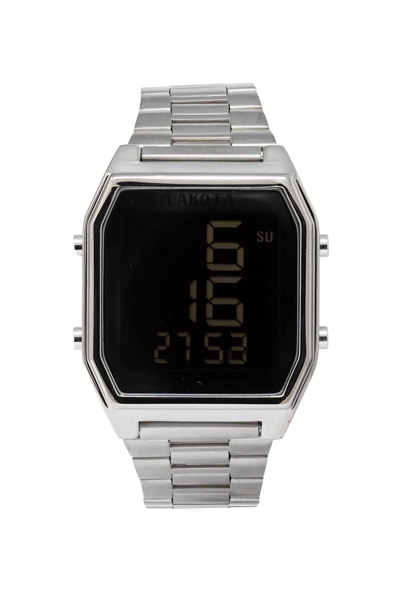 Square Dress Digi - Silver/Black