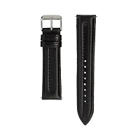 20mm Black Ridged Oil Tanned