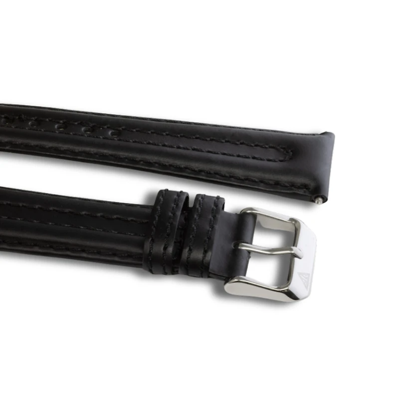 20mm Black Ridged Oil Tanned