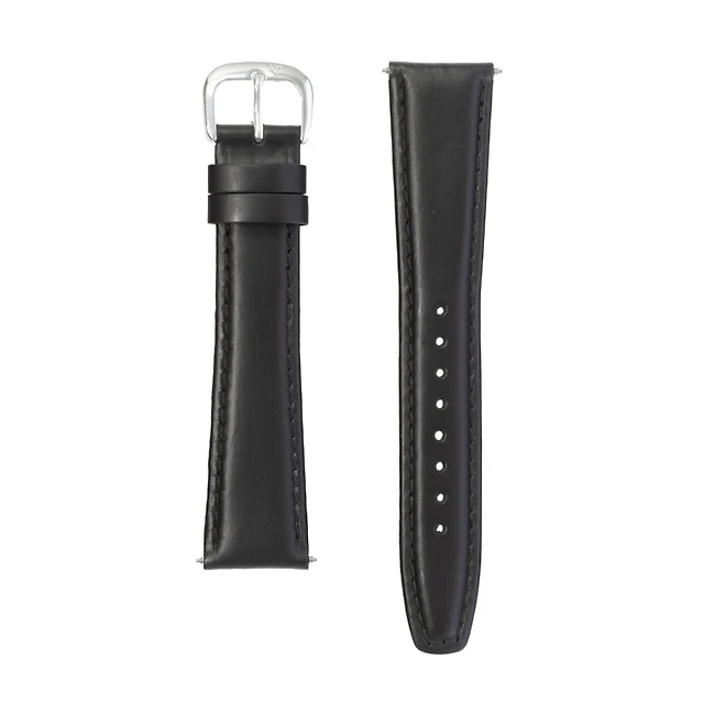 20mm Black Semipad Oil Tanned