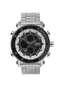 Dress Ana Digi 3 Eye - Silver Reverse LCD
