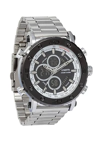 Dress Ana Digi 3 Eye - Silver Reverse LCD