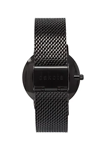 Slim Vintage - Black Case/Dial Black Mesh
