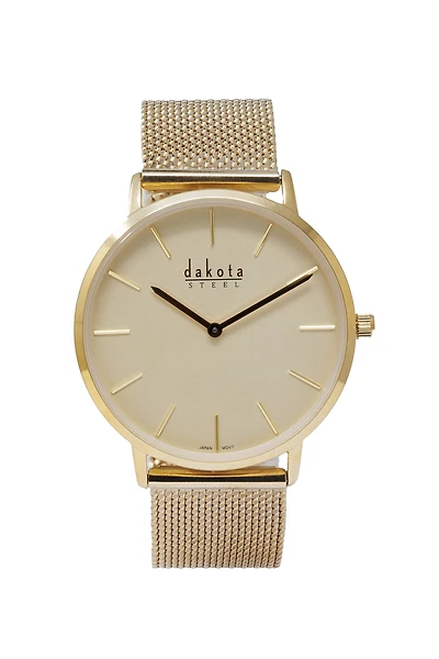 Slim Vintage - Gold Case/Dial - Gold Mesh