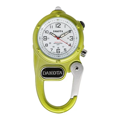 Miniclip Microlight - Lime Green Case White Dial