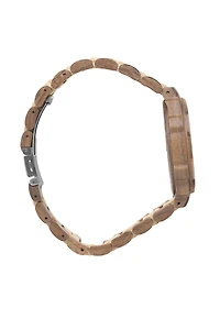 Wood Spider - Walnut Case. Maple Dial. Walnut/Maple Band