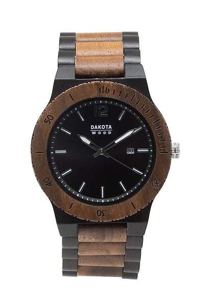 Brown Sandalwood - Black Dial
