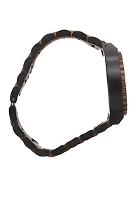 Brown Sandalwood - Black Dial