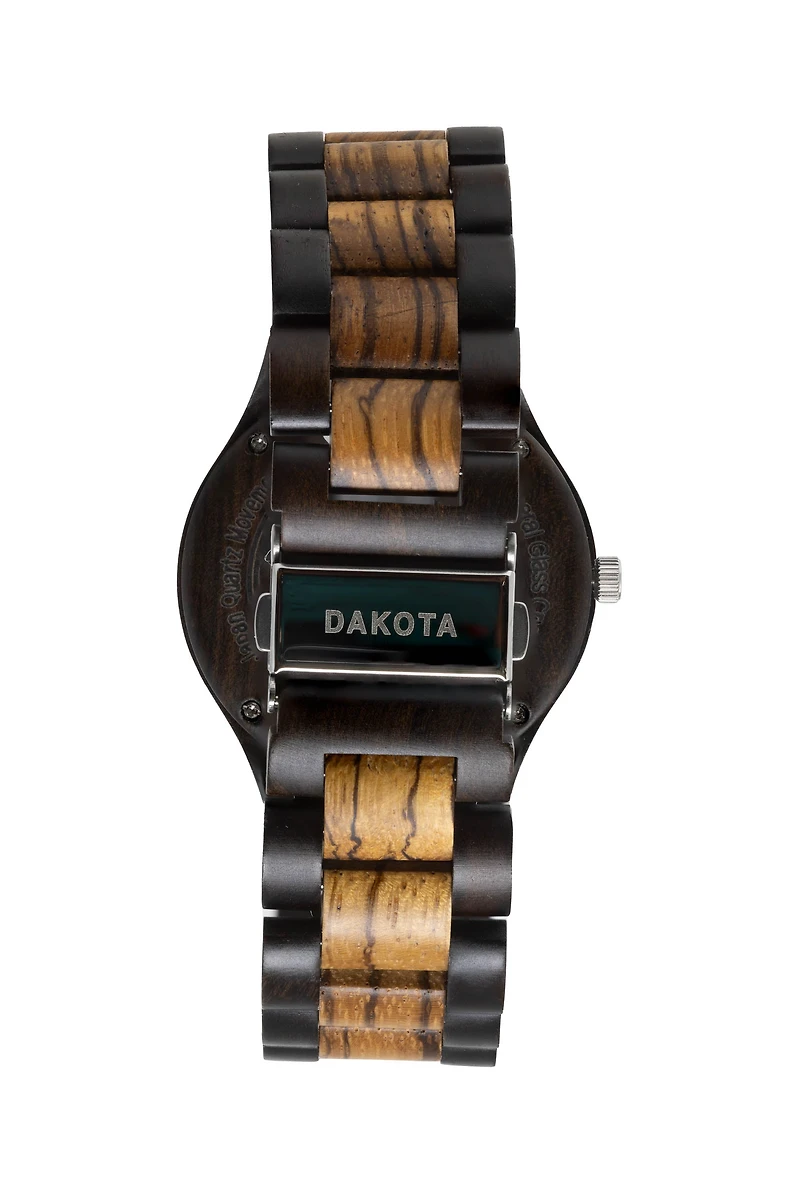 Zebra Dial - Ebonywood/Zebrawood Case and Band