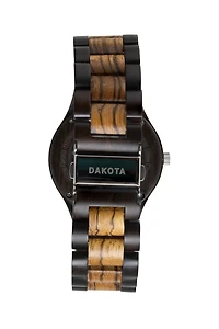 Zebra Dial - Ebonywood/Zebrawood Case and Band