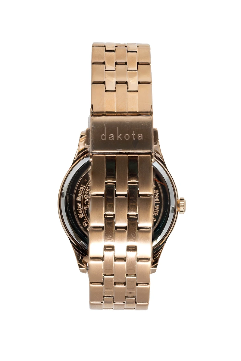 Dakota Copper - IPR SS Case, Copper Dial and Back, IPR SS Band