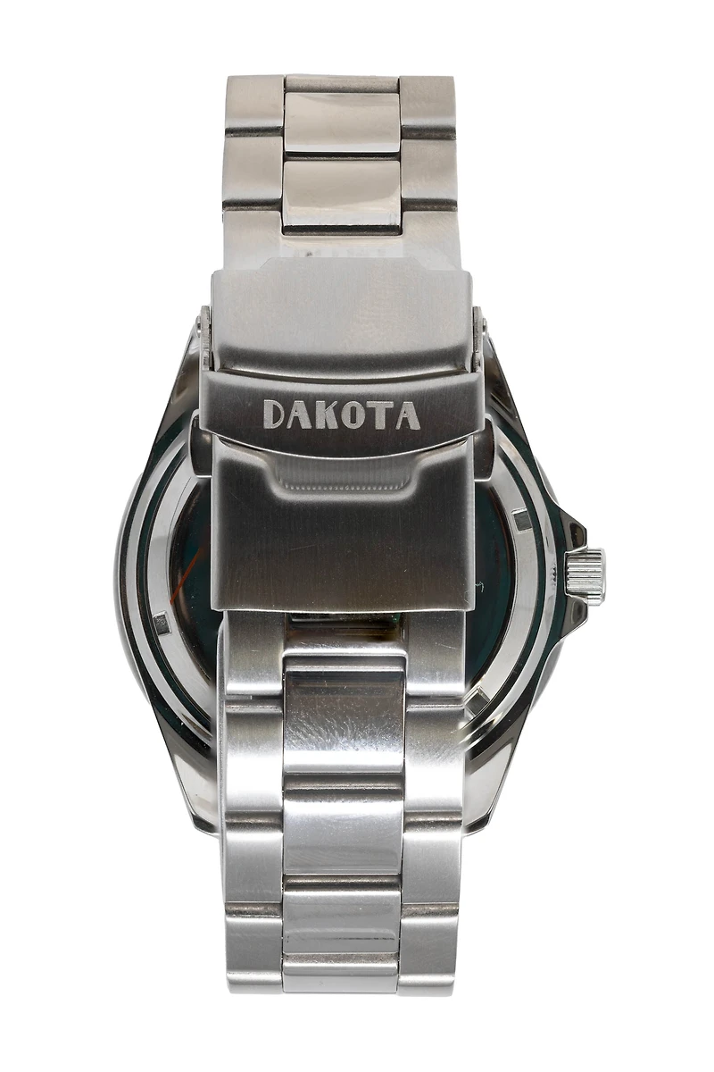 Steel 1000ft - 45mm - SS Case Red Dial Calendar