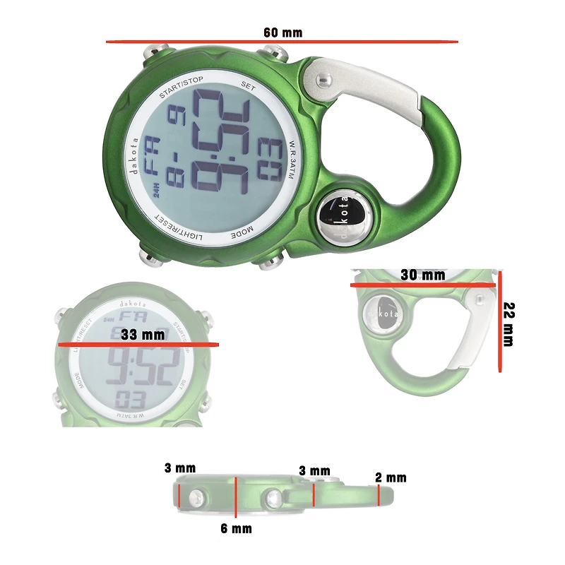 Mini Digital Clip - Green