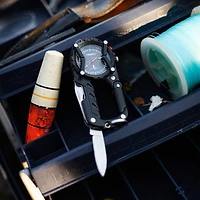 Multitool Clip - Black with Red Dial Accents