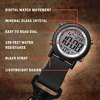 Digital Backpacker - Black Case with Black Nylon Strap