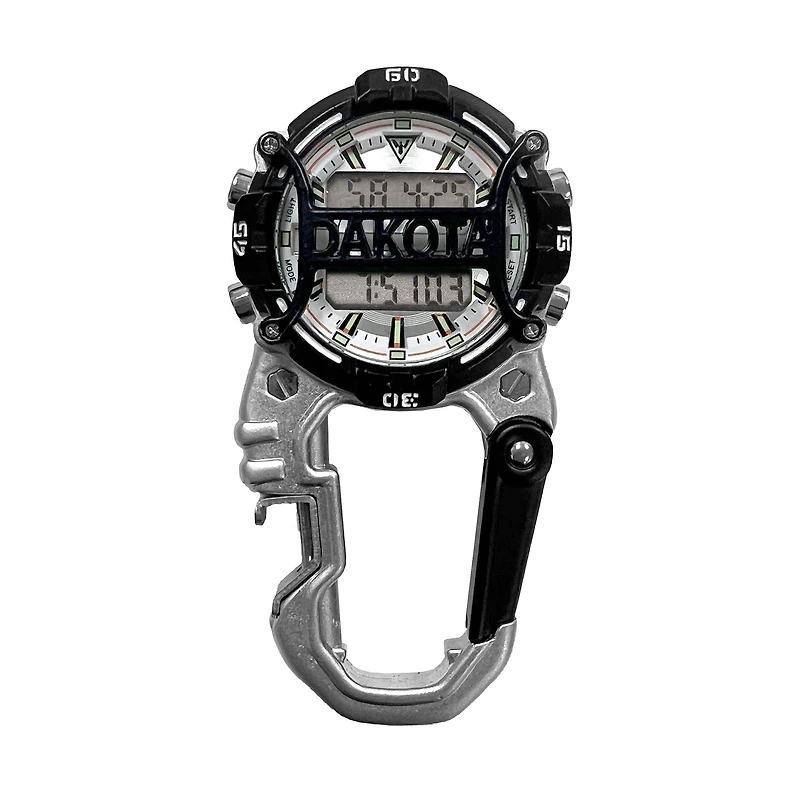 Digital Cage Clip Bottle Opener / Silver Case - Black Accents
