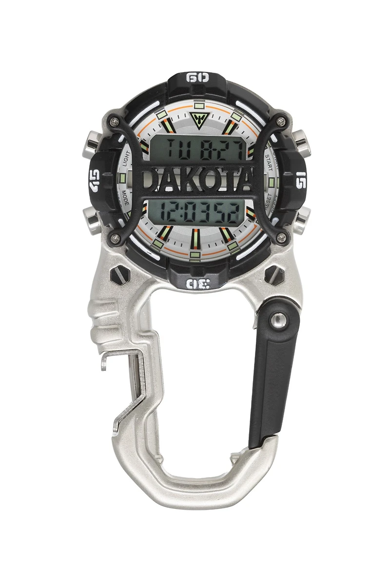Digi Cage Clip / Silver Case - Black Accents