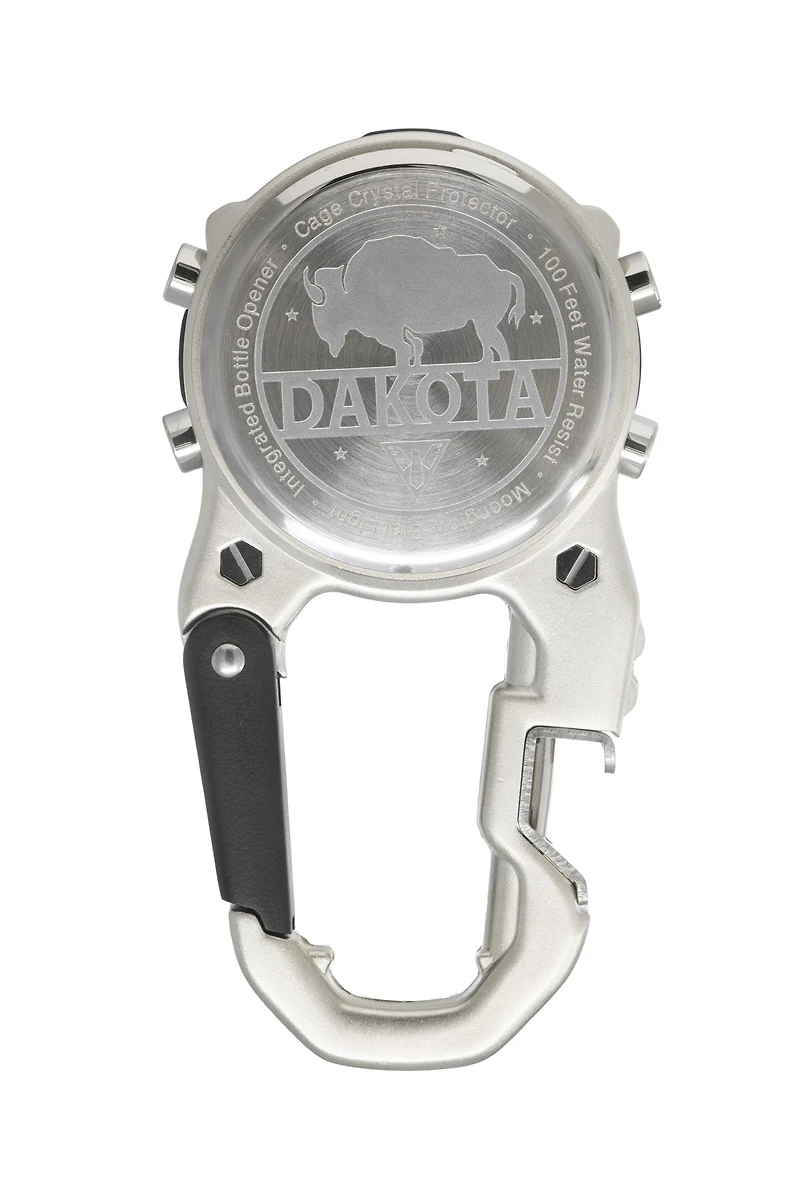 Digi Cage Clip / Silver Case - Black Accents