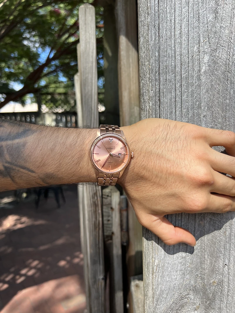 Dakota Copper - IPR SS Case, Copper Dial and Back, IPR SS Band