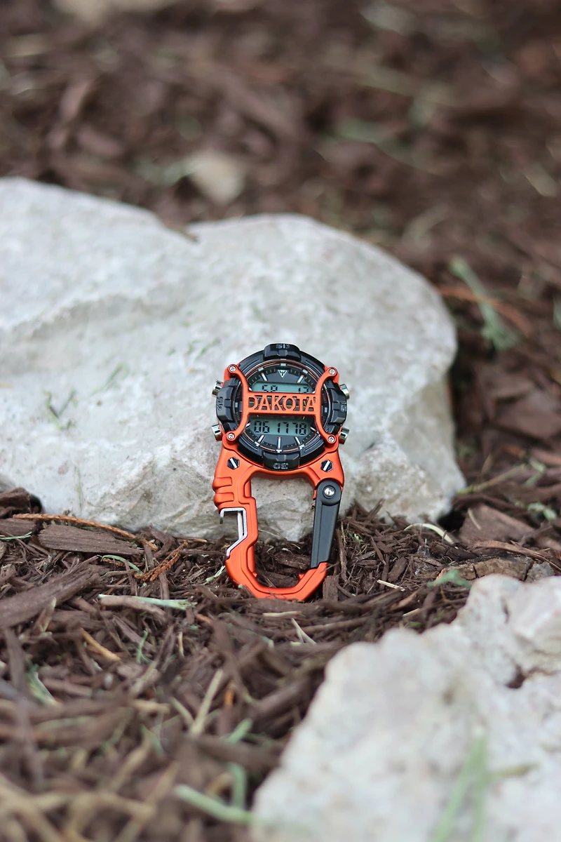 Digi Cage Clip / Orange Case - Black Accents
