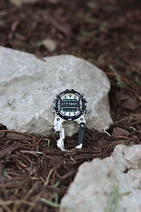 Digi Cage Clip / Silver Case - Black Accents