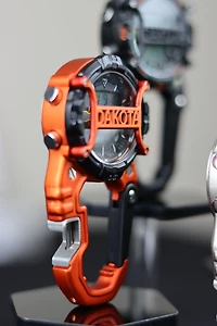 Digi Cage Clip / Orange Case - Black Accents