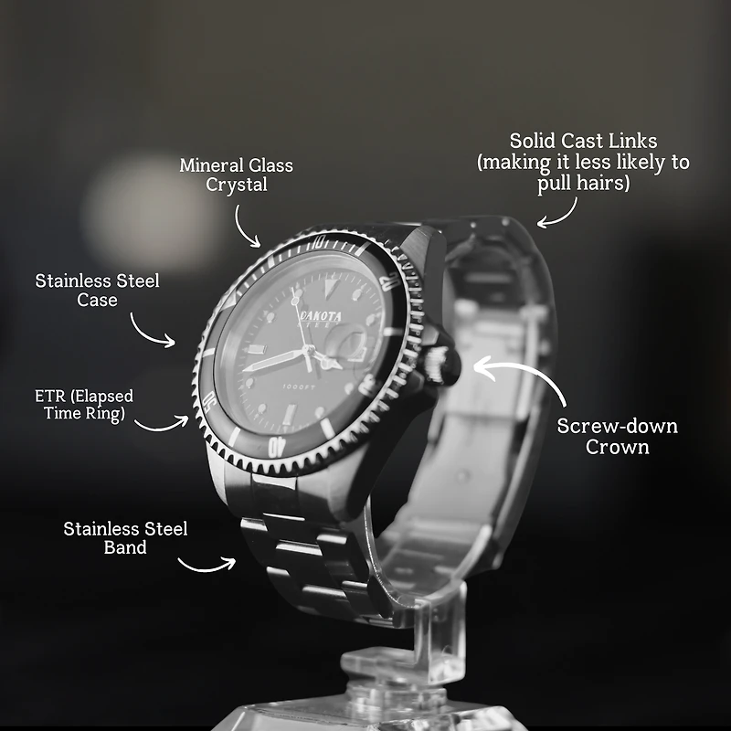 Steel 1000ft - 42mm - Blue Case - Black Dial