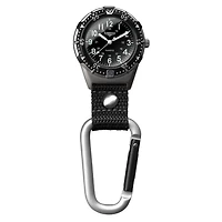 Alum Backpacker - Silver Case Black Dial