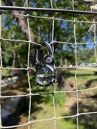 Ana Digi Miniclip - Black Case with Black/Yellow Dial and Reverse LCD