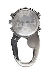 Ana Digi Miniclip - Antique Silver Case with White Dial and Normal LCD