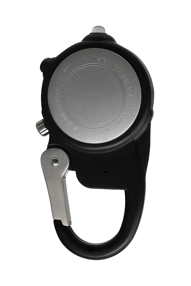 Sunray Miniclip - Black Case with Silver Dial
